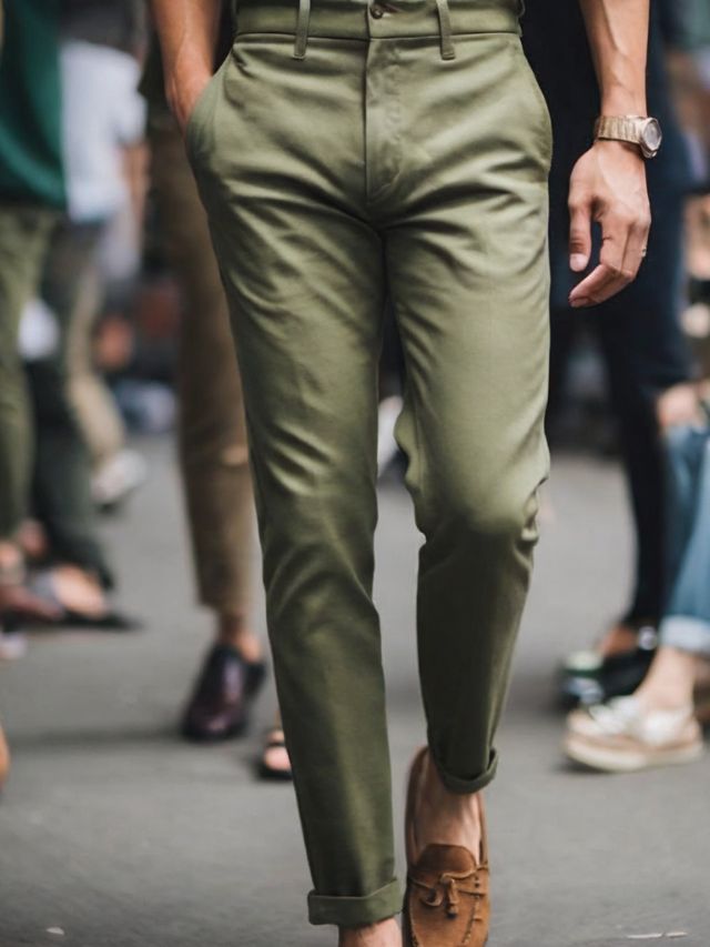 Olive pants combination